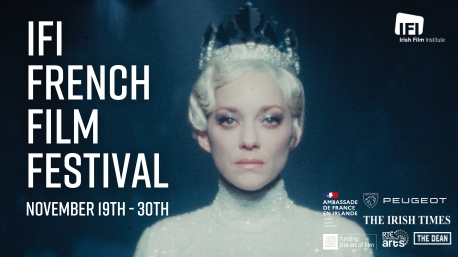 People commemorating the documentary festival 2021