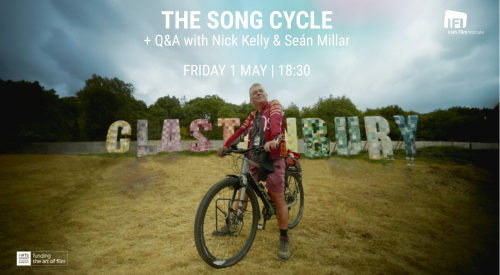 People commemorating the documentary festival 2021